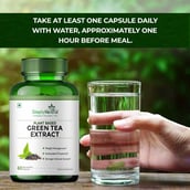 5 - Simply Herbal Green Tea Extract 500mg,  60 capsules  Unflavoured (Pack of 2) 