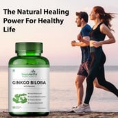 7 - Simply Herbal Ginkgo Biloba with Brahmi (Pack of 2),  90 veggie capsule(s) 