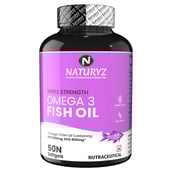 2 - Naturyz Triple Strength Omega 3 Fish Oil,  50 softgels 