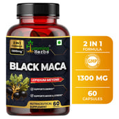 1 - Humming Herbs Black Maca,  60 capsules 