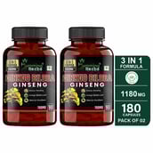 1 - Humming Herbs Ginkgo Biloba Ginseng,  180 capsules 