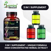 6 - Humming Herbs Astaxanthin+ with CoQ10 & Berberis Aristata,  60 capsules 