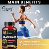 4 - Humming Herbs Black Maca,  60 capsules 
