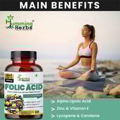 5 - Humming Herbs Folic Acid from Natural Lemon Peel Extract,  Unflavoured  60 capsules 