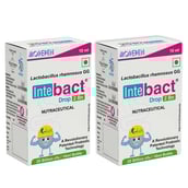 21 - Dr. Morepen Intebact Drop 2 Bn Probiotic, 10 ml Unflavoured (Pack of 2)