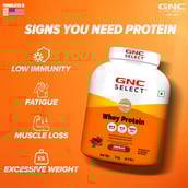 4 - GNC Select Whey Protein,  4.4 lb  Chocolate (with Shaker) 