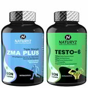 1 - Naturyz Triple Strength ZMA Plus 60 Tablets & Testo-6 90 Tablets Combo, 2 Piece(s)/Pack Unflavoured