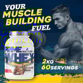 2 - Big Flex Prime Whey Protein, 4.4 lb Chocolate Cream
