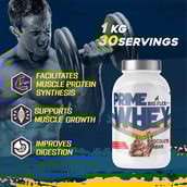 4 - Big Flex Prime Whey Protein,  2.2 lb  Chocolate Cream 