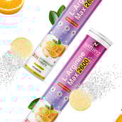 9 - Naturyz L-Arginine Max 2600 Flavour Orange, 60 tablet(s)