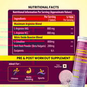 8 - Naturyz L-Arginine Max 2600 Flavour Orange,  20 tablet(s) 