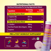 8 - Naturyz L-Arginine Max 2600 Flavour Orange,  45 tablet(s) 