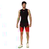 7 - Redesign Nylon Compression Cut Sleeve Tshirt,  Black  Medium 