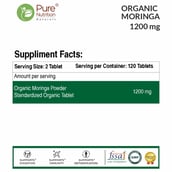 2 - Pure Nutrition Organic Moringa 1200mg, 120 tablet(s)