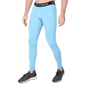 6 - Redesign Nylon Compression Pant, Aqua Blue Large