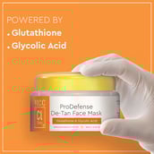 4 - VLCC Clinic De-tan Face Mask,  100 g  Glutathione & Glycolic Acid