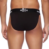 4 - Omtex Rio Supporter Back Covered for Men,  XS  Black 