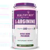 1 - HealthyHey Nutrition L-Arginine,  120 capsules 