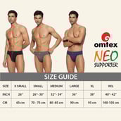 10 - Omtex Neo Supporter Back Covered,  Small  Black 