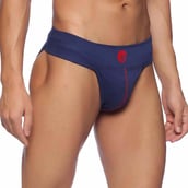 3 - Omtex Neo Supporter Back Covered, XS Navy Blue