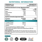 1 - Naturyz Triple Strength L-Carnitine L-Tartrate 2000mg,  50 tablet(s)  Unflavoured 