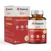 1 - Vaamveda Apple Cider Vinegar (ACV) 500mg,  60 capsules  Unflavoured 