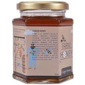 description - Farm Honey Ginger Honey,  250 g  Unflavoured 