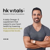 2 - HealthKart HK Vitals Omega 3 1000mg with 180mg EPA and 120mg DHA, 60 capsules