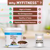 3 - Myfitness Chocolate Peanut Butter,  2.5 kg  Crunchy 