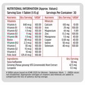 8 - HealthKart HK Vitals Multivitamin Women with Ginseng, Ginkgo Biloba, Soya-Isoflavones & Lycopene, 30 tablet(s) Unflavoured