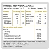 9 - HealthKart HK Vitals Omega 3 1000mg with 180mg EPA and 120mg DHA, 90 capsules