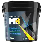 3 - MuscleBlaze Raw Whey Protein OP,  8.8 lb  Unflavoured 