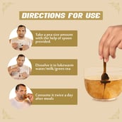 8 - Upakarma Ayurveda Pure Shilajit Resin Form with Gold Dust,  20 g 