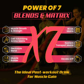 8 - Naturyz Creatine X7 Post-Workout Drink,  Mix Fruit Cocktail  0.55 lb 