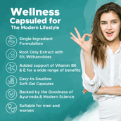 2 - Amihem Grape Seed Extract 30 Capsules & Ashwagandha Plus Combo, 30 capsules