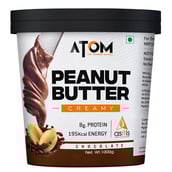 1 - AS-IT-IS Nutrition ATOM Peanut Butter Creamy,  1 kg  Chocolate 