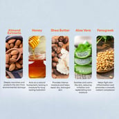 2 - VLCC Almond and Honey Light Moisturiser Cream,  200 g  with Vitamin E & Glycerin (Buy One Get One) 