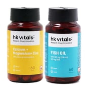 HealthKart HK Vitals Calcium & Fish Oil 60 Caps Combo