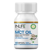 1 - INLIFE 100% Pure MCT Oil,  60 veggie capsule(s)  Unflavoured 
