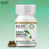 9 - INLIFE Neem Seed Oil (500 mg),  60 veggie capsule(s) 