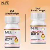 7 - INLIFE Vitamin D3 (2000 IU),  60 capsules  Unflavoured 