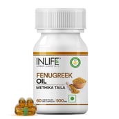 4 - INLIFE Fenugreek Oil, 60 veggie capsule(s)