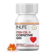 1 - INLIFE Fish Oil + CoQ10,  60 capsules 