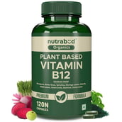 1 - Nutrabud Organics Plant Based Vitamin B12,  120 capsules  Unflavoured 