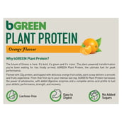 4 - bGREEN Plant Protein Pea Protein Isolate, 2.2 lb Orange