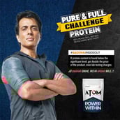 5 - AS-IT-IS Nutrition ATOM Pea Protein, 2.2 lb Caramelized Banana