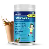 2 - Supermilk Overall Growth for 4-7 Yrs Protein & Nutrition Drink Mix Powder,  400 g  Double Chocolate 