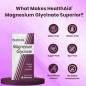 4 - HealthAid Magnesium Glycinate,  Unflavoured  60 tablet(s) 