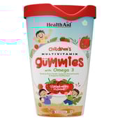 1 - HealthAid Children's Multivitamin Gummies with Omega 3,  60 gummies  Strawberry 