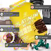 3 - Muscle Performance Platinum Whey,  4.4 lb  Irish Chocolate 